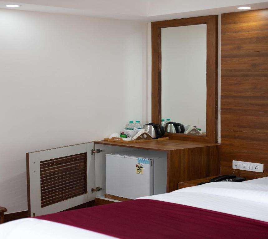Postel nebo postele na pokoji v ubytování Hotel Wild Wood