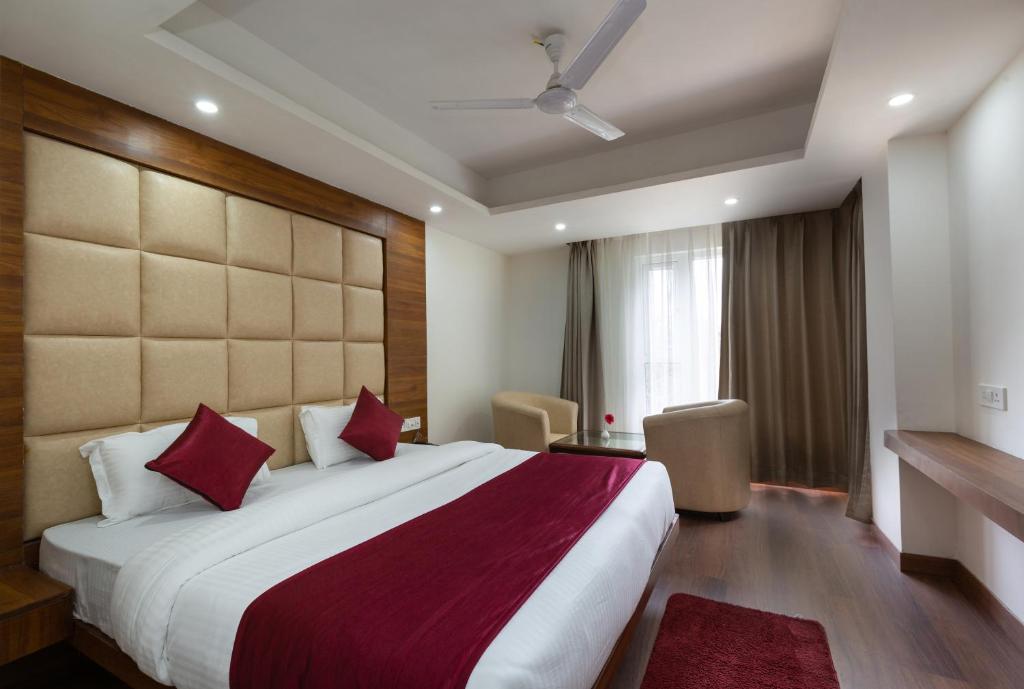 Postel nebo postele na pokoji v ubytování Hotel Wild Wood
