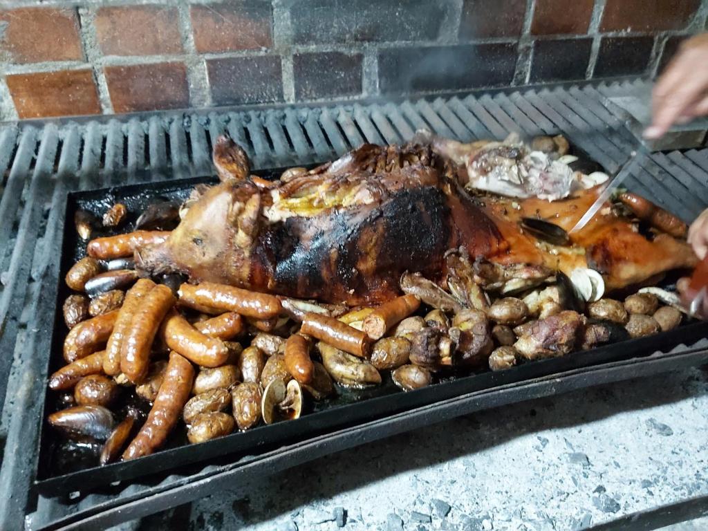 Gril dostupný pro hosty v hotelu