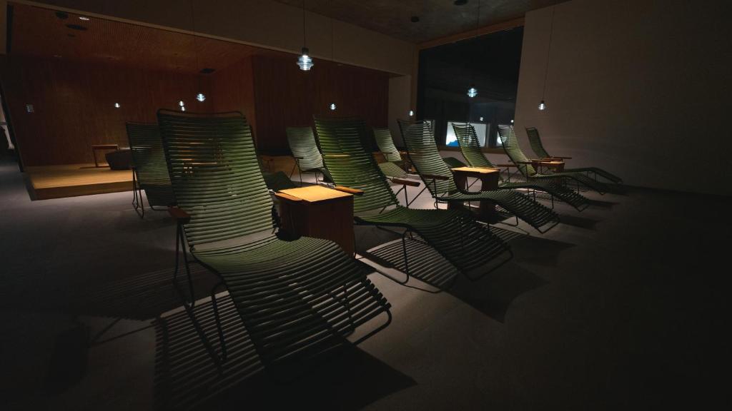 Posezení v ubytování Laax wellnessHostel3000