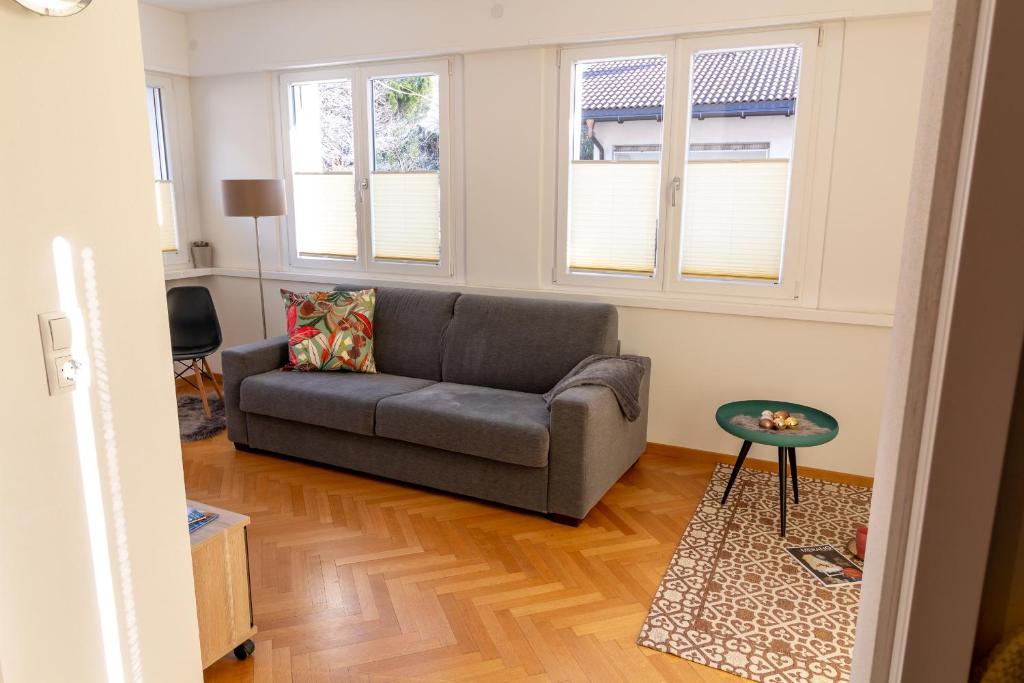 Posezení v ubytování Apartment Haus Lang