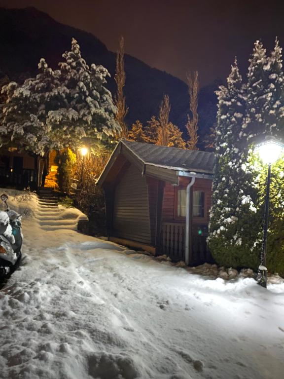 Xixerella Park Bungalows v zimě