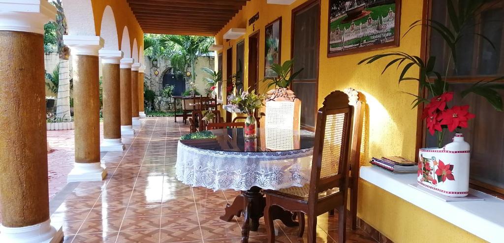 Rõdu või terrass majutusasutuses Casa Palagui Colonial