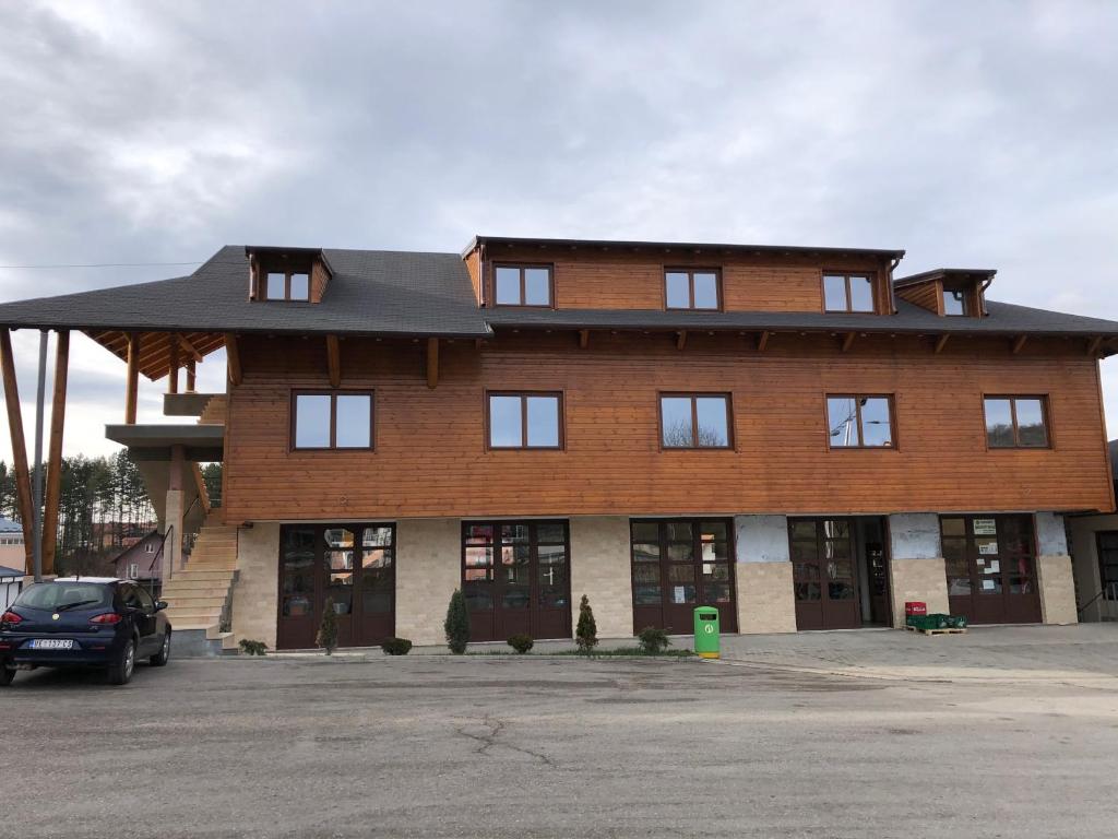 Bygningen som pensionatet ligger i