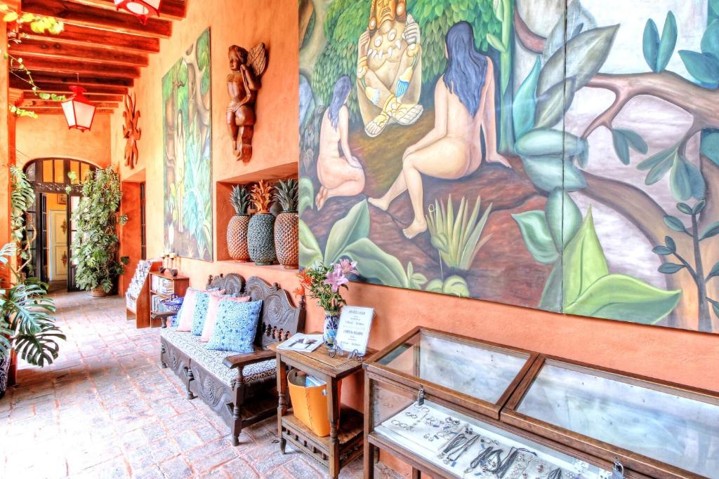 Posezení v ubytování Casa Schuck Boutique Hotel
