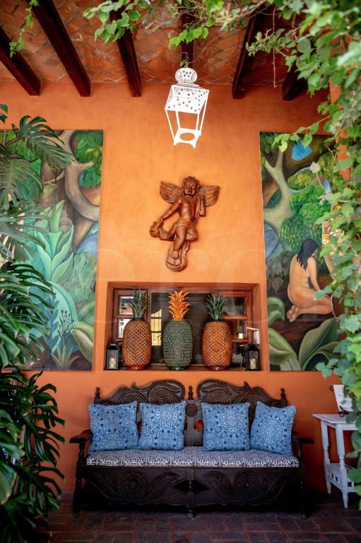 Posezení v ubytování Casa Schuck Boutique Hotel