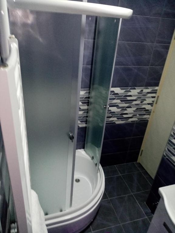 Koupelna v ubytování Apartmani SAN