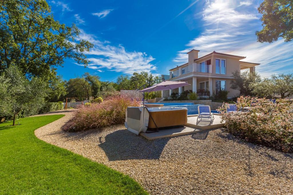 Zahrada ubytování Villa Roko