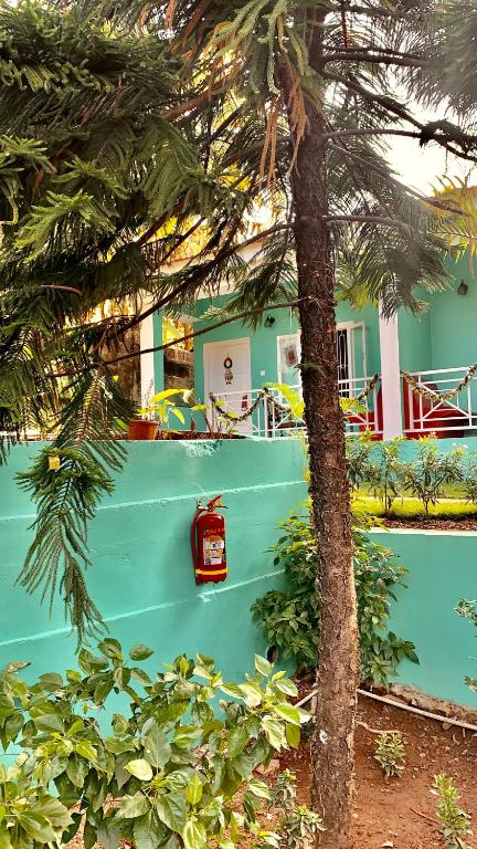 Zahrada ubytování Stan-Inn, North Goa, Vagator, with strong WIFI,free private parking & kitchen, Can Cook where you stay