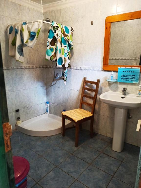 Koupelna v ubytování Hostel Tenerife