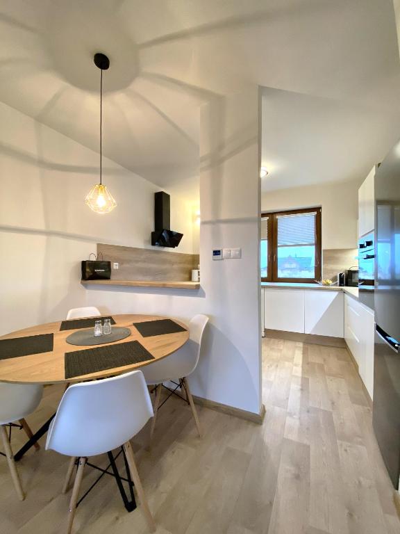 Kuchyň nebo kuchyňský kout v ubytování Panorama Home Valča