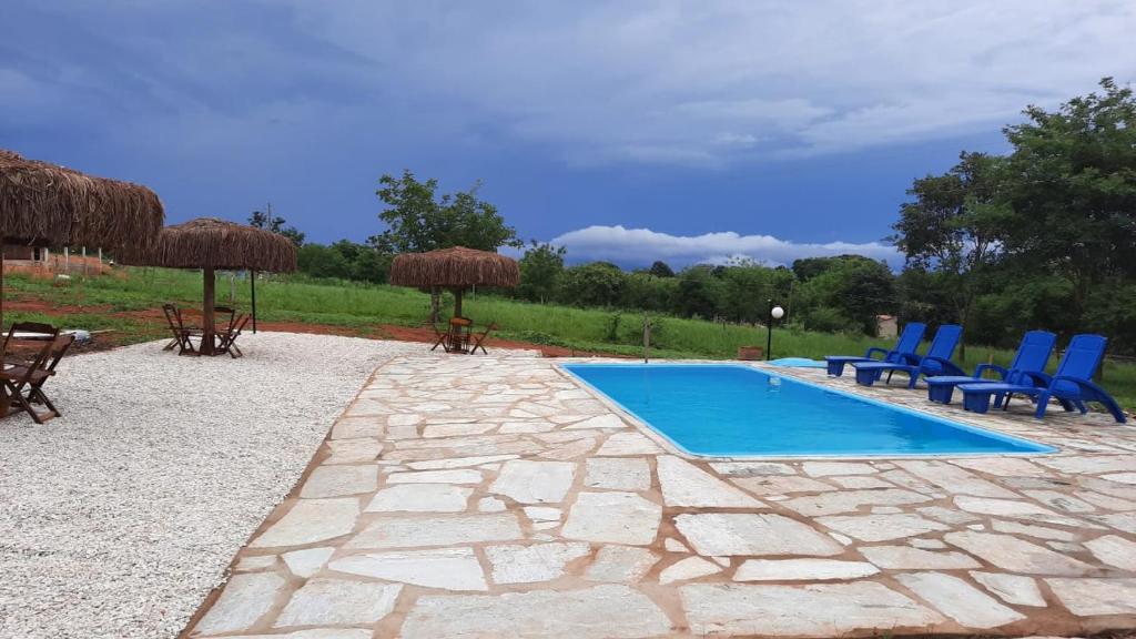 Bazén v ubytování Quinta do Vale nebo v jeho okolí