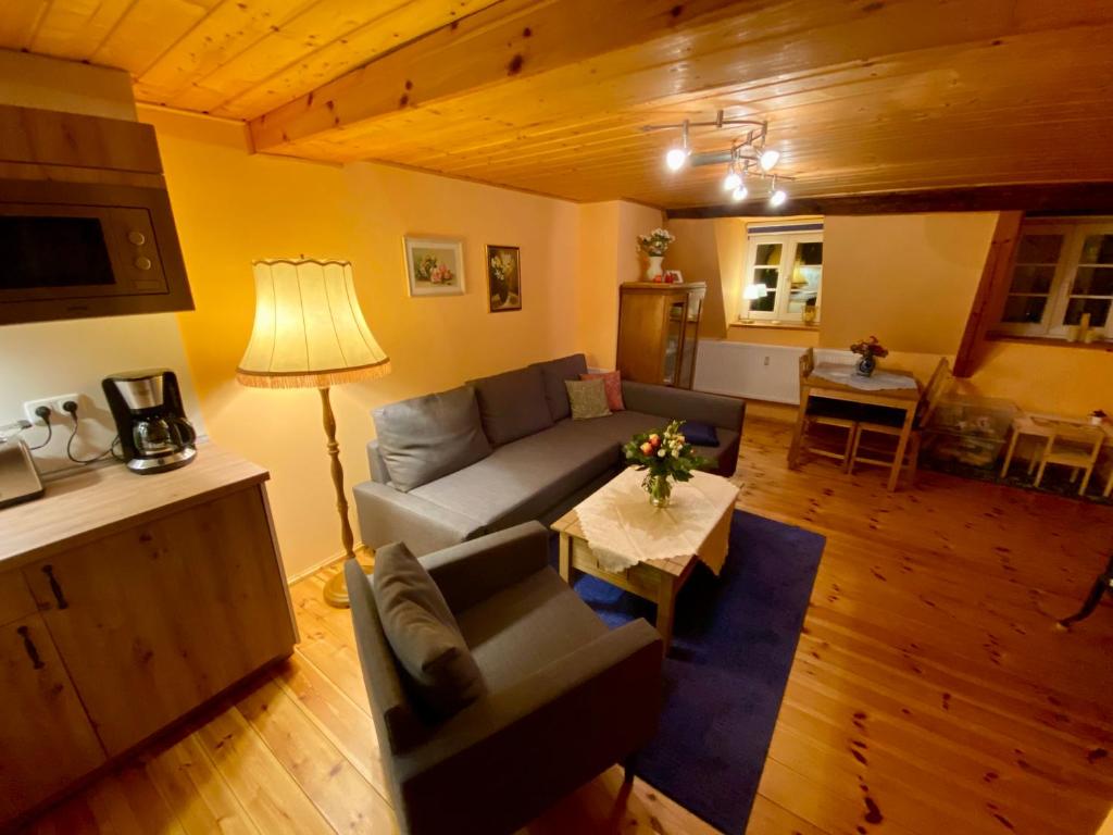 Kuchyň nebo kuchyňský kout v ubytování Ferienwohnungen Word 5 Altstadt Quedlinburg