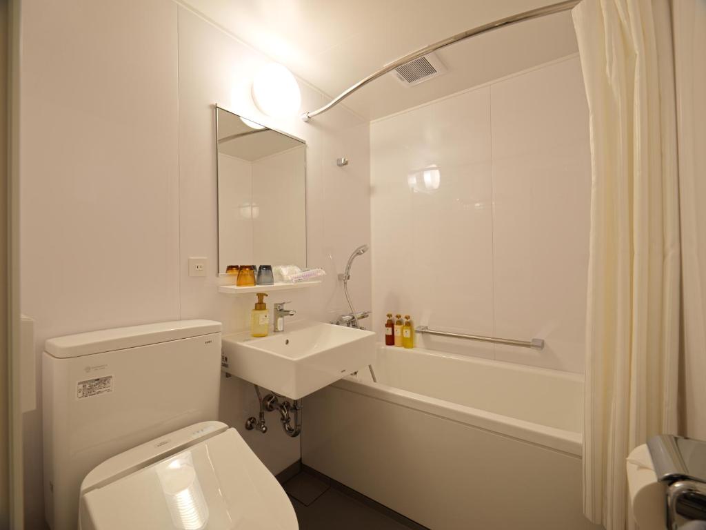 Koupelna v ubytování Hotel Emisia Tokyo Tachikawa