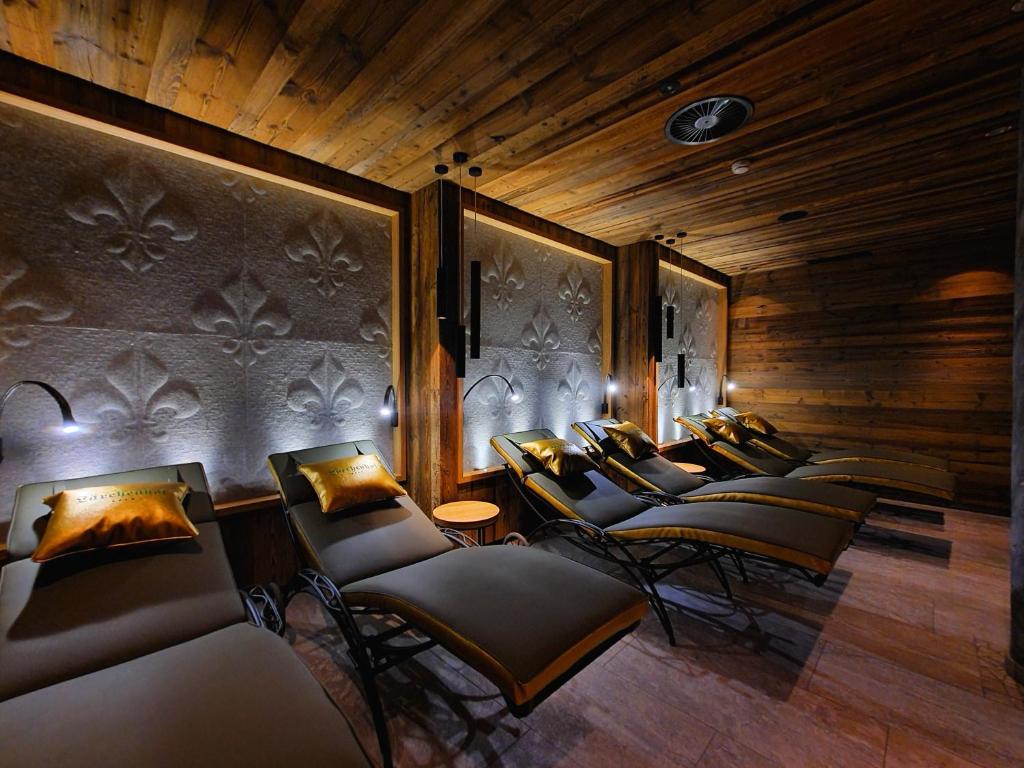Posezení v ubytování Alpen Appartements Lärchenhof