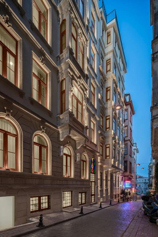 a building on the side of a street at Akka Suites Taksim-Special Class in Istanbul