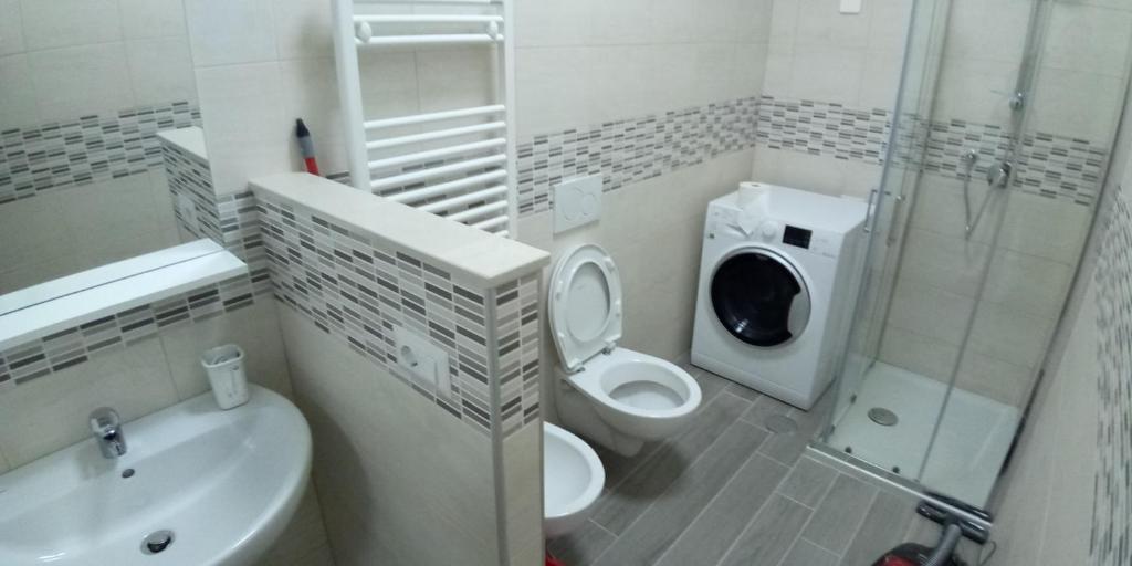 Kúpeľňa v ubytovaní Station suite