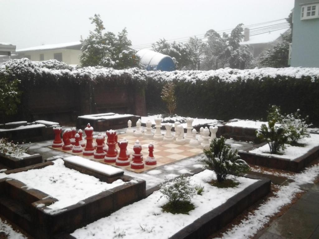 Aardvark Inn Pousada durante o inverno