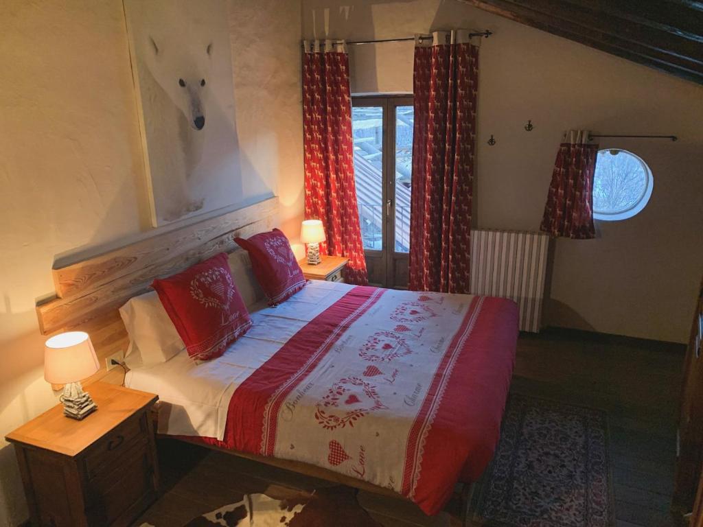 Łóżko lub łóżka w pokoju w obiekcie Locanda Allevè Hotel Ristorante