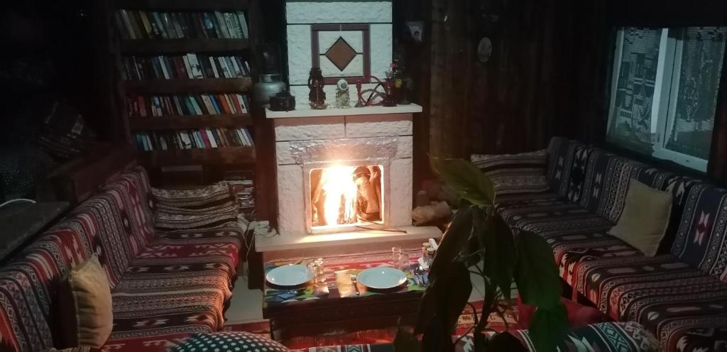 Posezení v ubytování Hotel Grün