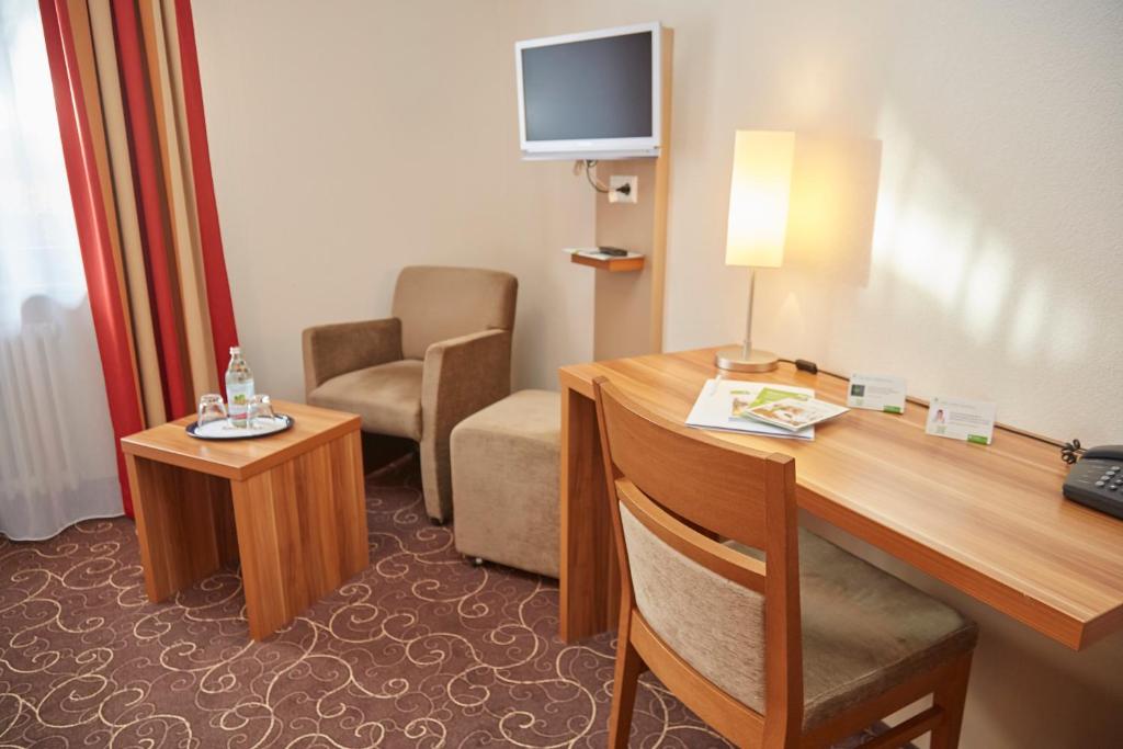 Posezení v ubytování Flair Hotel Weinstube Lochner