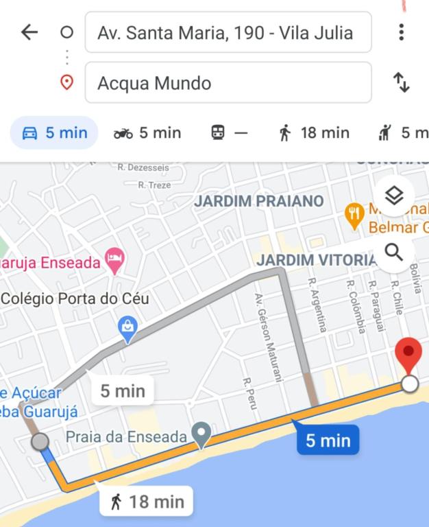  Apartamento 150 metros da praia da enseada