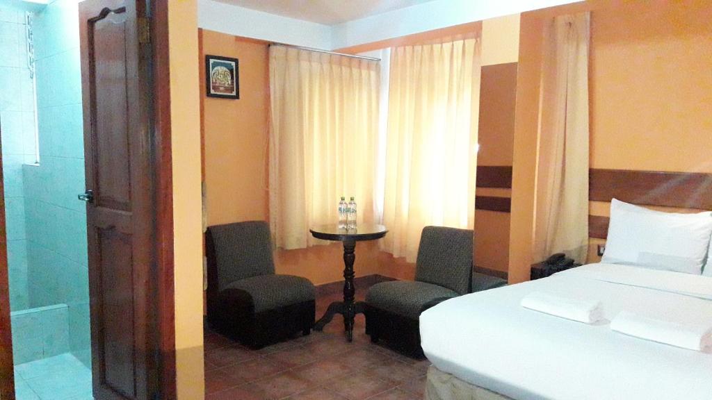 Postel nebo postele na pokoji v ubytování Hotel Rio Dorado MachuPicchu