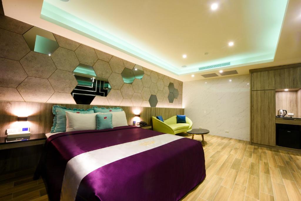 Postel nebo postele na pokoji v ubytování I-Like Motel