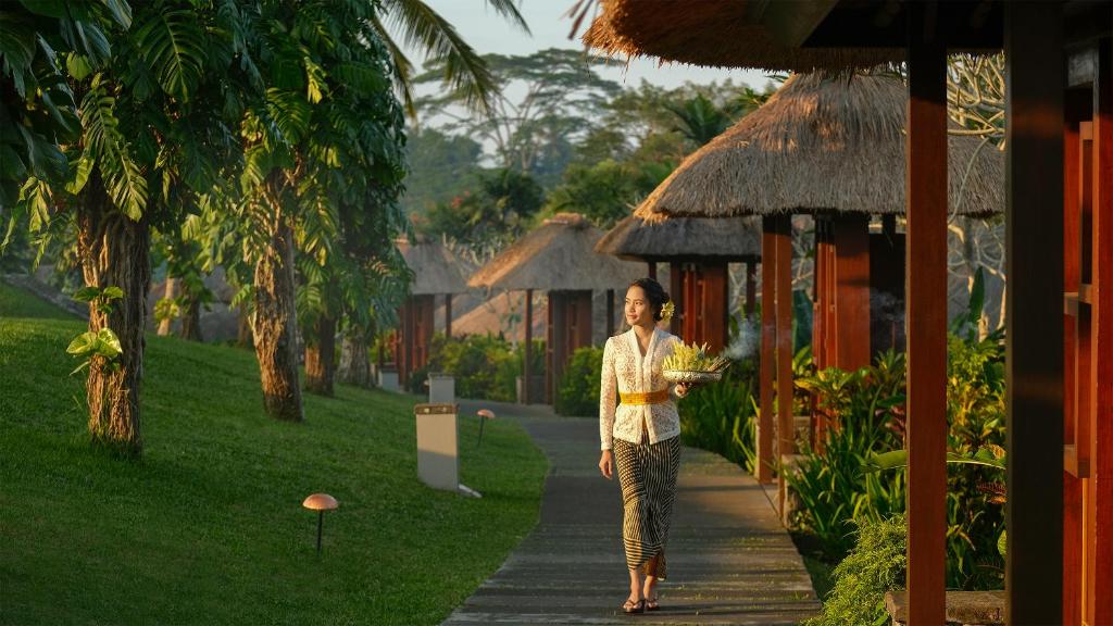 Zahrada ubytování Maya Ubud Resort & Spa