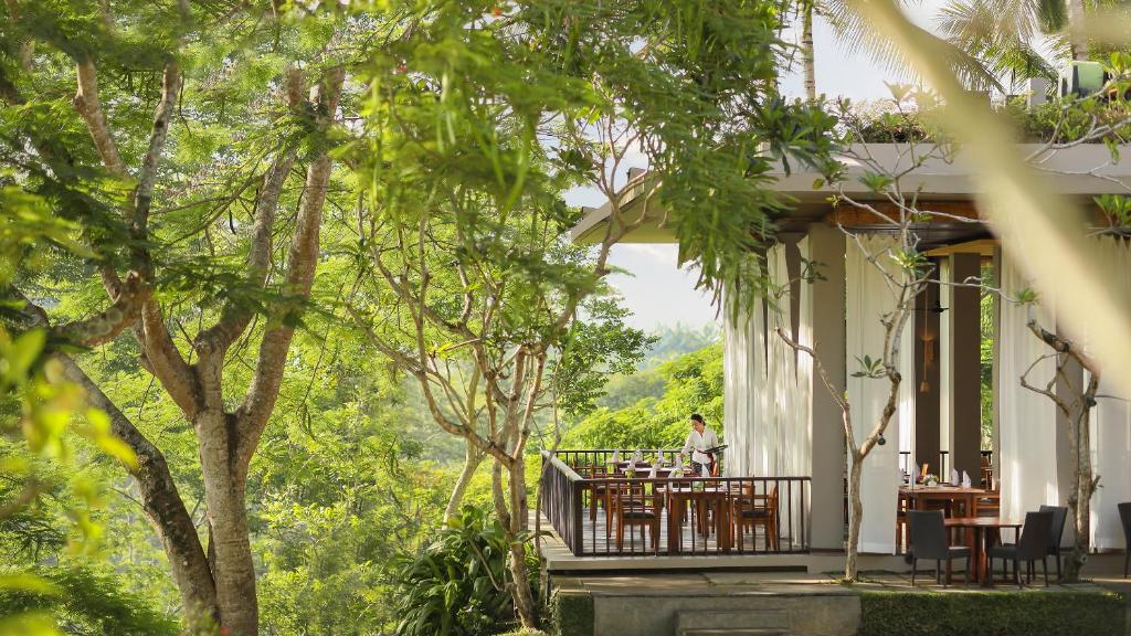 Zahrada ubytování Maya Ubud Resort & Spa
