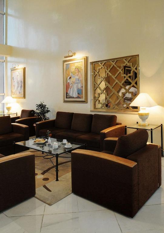 Posezení v ubytování Hotel du Parc