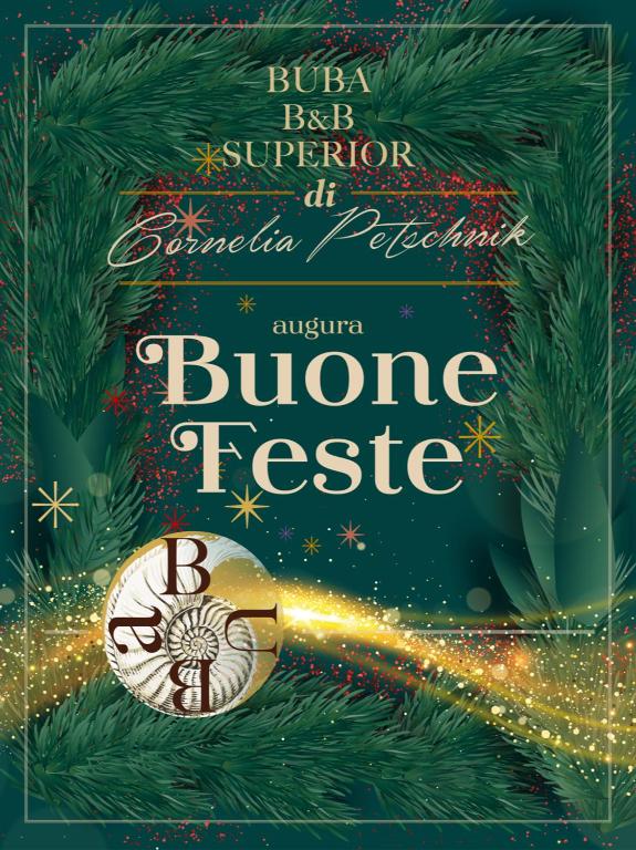 a poster for a movie with a christmas tree at BUBA BnB SUPERIOR in Anzio