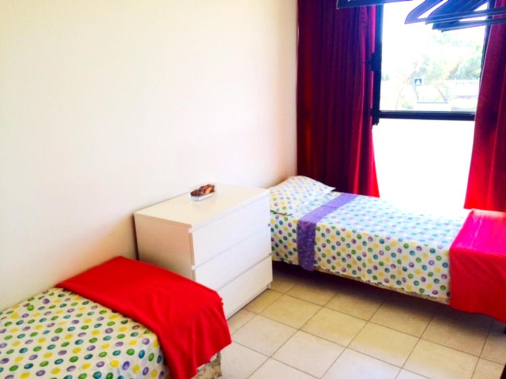 Posteľ alebo postele v izbe v ubytovaní Comfortable Apartment with Sea View in Fano - 60 m².