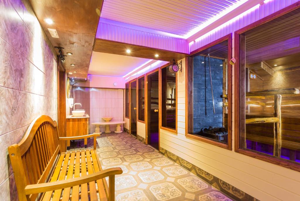 Posezení v ubytování Ruunawere Hotel