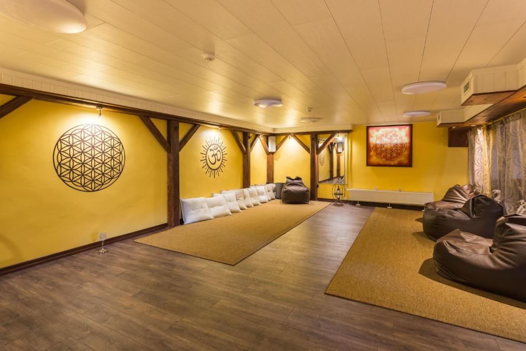 Posezení v ubytování Ruunawere Hotel