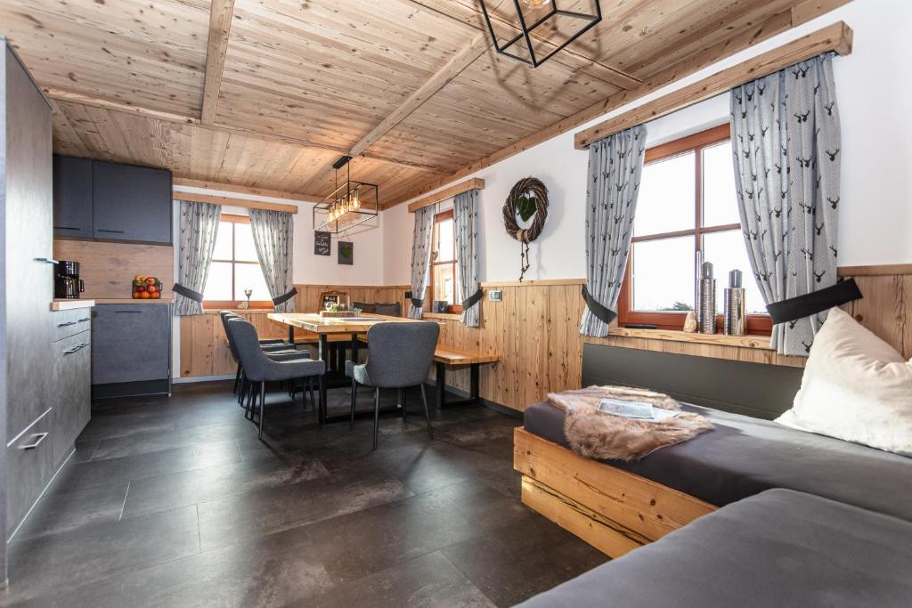 Istumisnurk majutusasutuses Bergchalet am Hochkönig