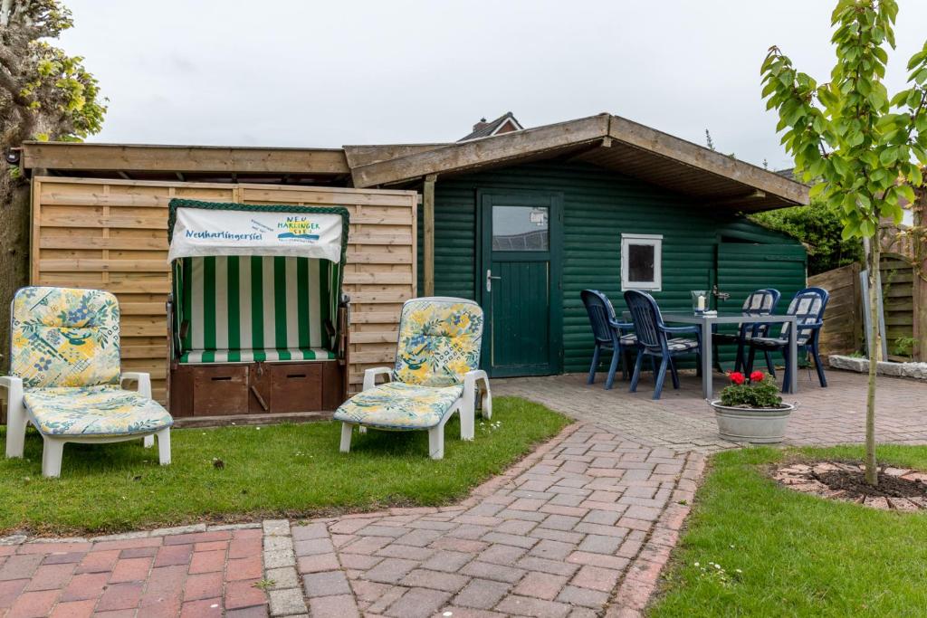 Zahrada ubytování Ferienwohnung Pieper