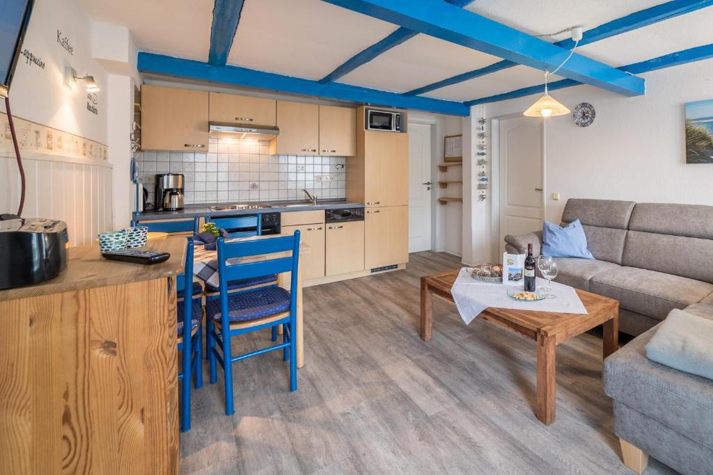 Kuchyň nebo kuchyňský kout v ubytování Ferienwohnung Pieper