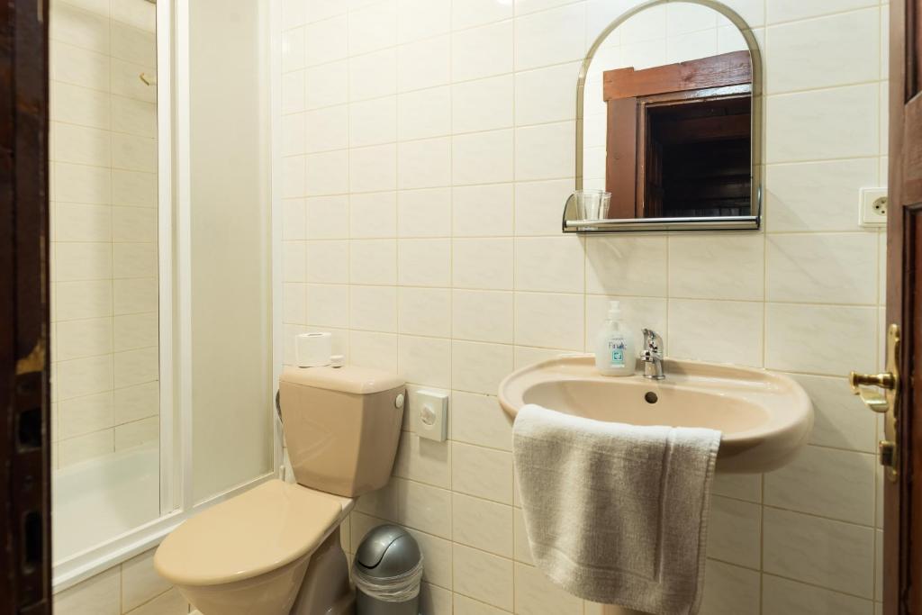 Koupelna v ubytování Hotel Diana