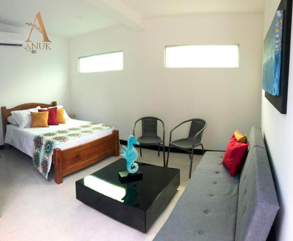 Postel nebo postele na pokoji v ubytování Anuk Glamping