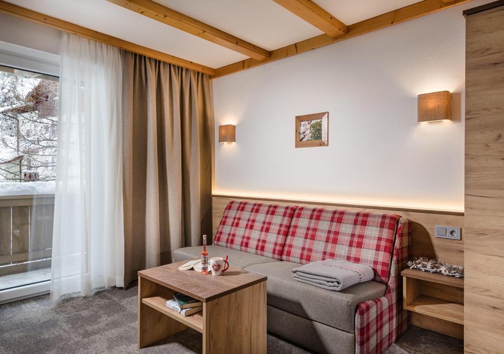Posezení v ubytování Apartments & Garni Alpenrose