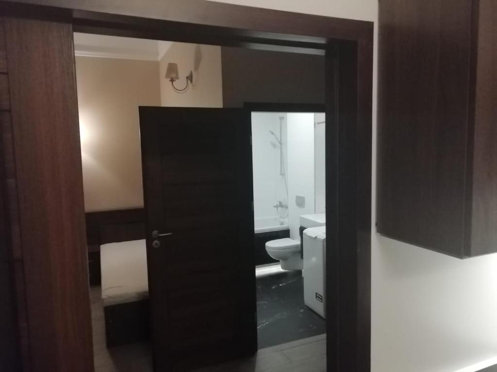 Łazienka w obiekcie Aparthotel Łódź 55 Piotrkowska