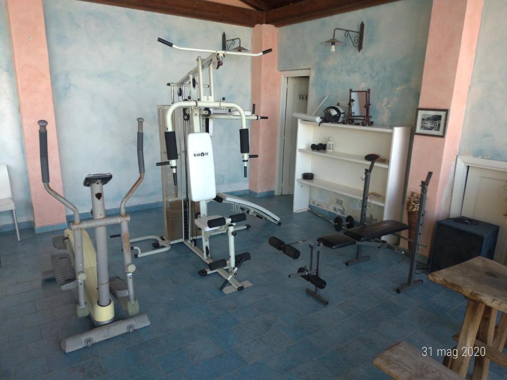 Fitness centrum a/nebo fitness zařízení v ubytování Bed & Breakfast Laino