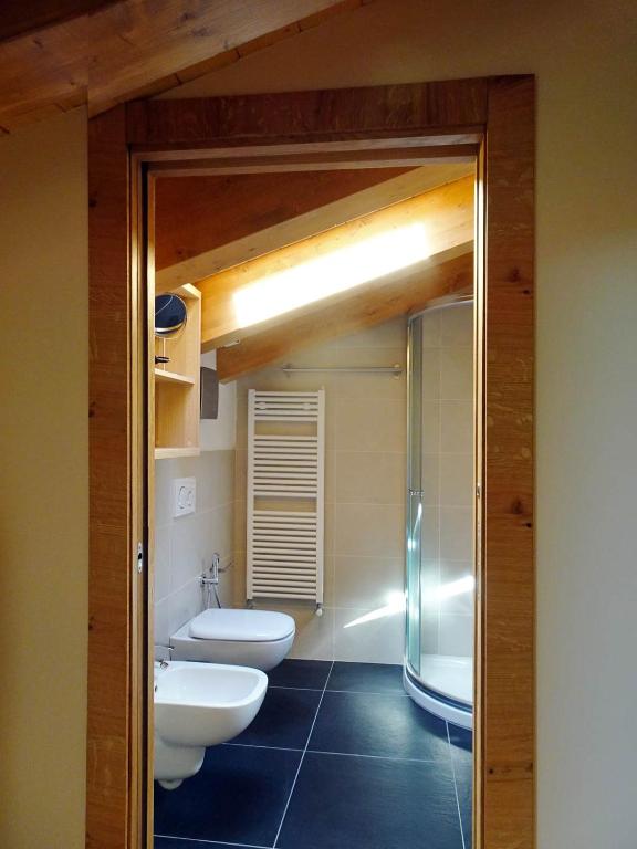 Koupelna v ubytování Hotel Aigle