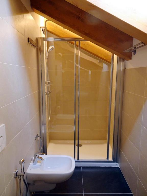 Koupelna v ubytování Hotel Aigle