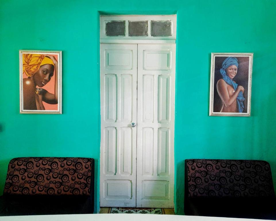 Posezení v ubytování Guaya Hostel