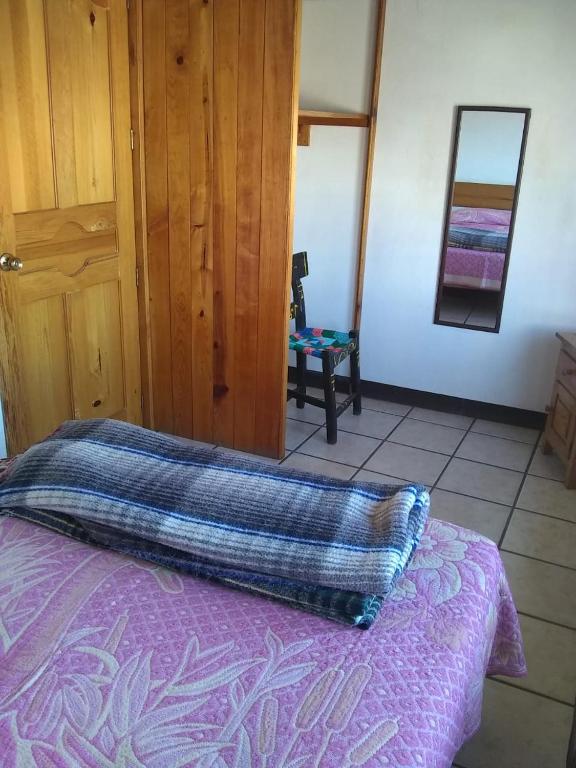 Postel nebo postele na pokoji v ubytování Posada de Los Reyes