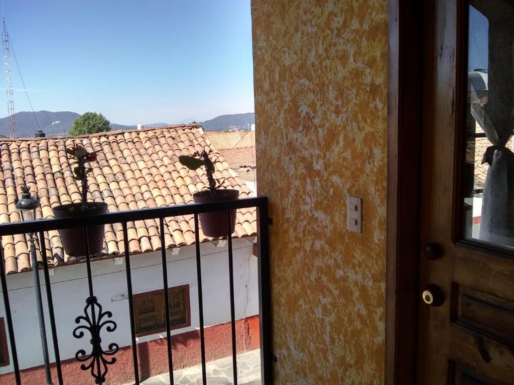 Balkón nebo terasa v ubytování Posada de Los Reyes
