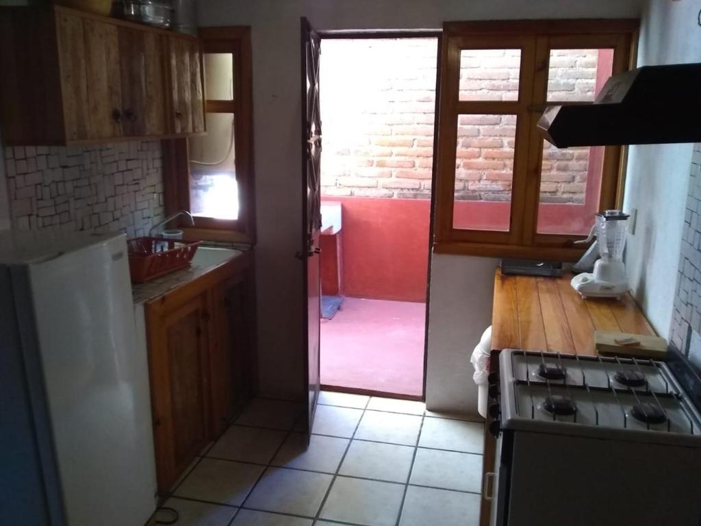 Kuchyň nebo kuchyňský kout v ubytování Posada de Los Reyes