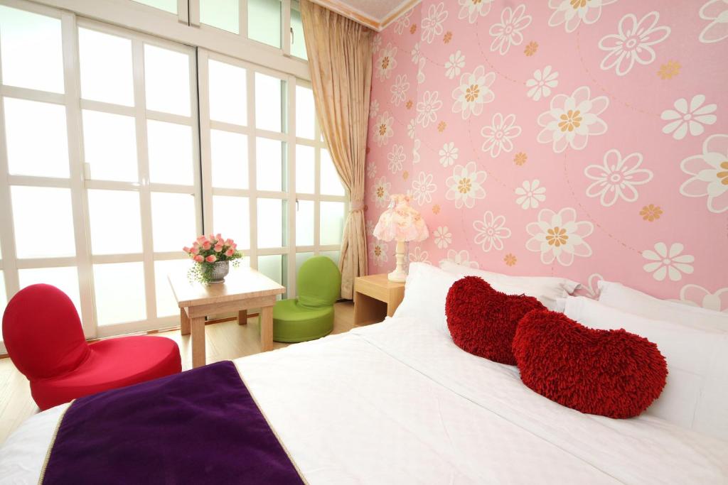 Letto o letti in una camera di Avica Homestay